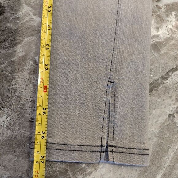 Nic+Zoe New gray slim fitting denim jeans ankle length pullon NWT stretch sz 4 - Picture 12 of 12